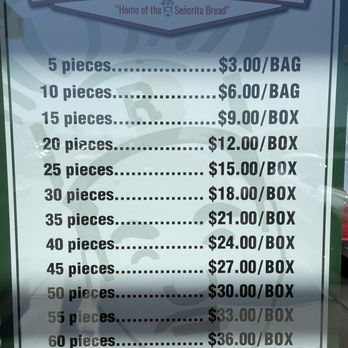 Starbread Bakery - Menu as of 9/4/2021 - Bakeries Near Me - Las Vegas, Nevada