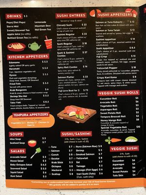 Menu photo 7 Fujiyama Sushi Orlando, FL