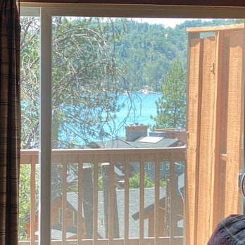 The Pines Resort - View from our awesome dog friendly chalet!! - Resorts Near Me - Bass Lake, California The Pines Resort - View from our awesome dog friendly chalet!! - Resorts Near Me - Bass Lake, California