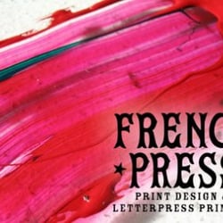 French Press letterpress printing