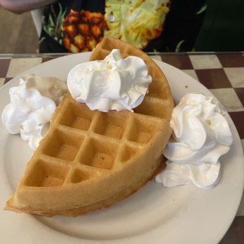 Brown Cow Restaurant - Cookies and Cream stuffed waffles with whipped cream - Breakfast & Brunch Near Me - Newport, Vermont