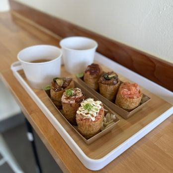 Yubuya - Soy Marinated, Seared Salmon, Creamy Salmon - Instagram @friesandchives - Japanese Near Me - Costa Mesa, California