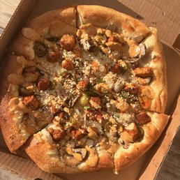 Spicy Cajun chicken pizza Spicy Cajun chicken pizza