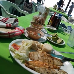 Las Hamacas del Mayor - Filete de pescado zarandeado. Makes a bomb fish taco.
