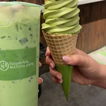 Saigon Arts Matcha Cafe - Matcha iced latte and ice cream - Coffee & Tea Near Me - Houston, Texas Saigon Arts Matcha Cafe - Matcha iced latte and ice cream - Coffee & Tea Near Me - Houston, Texas