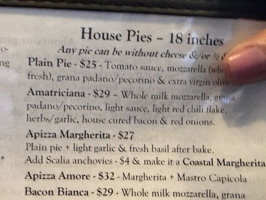Menu photo 1 Apizza Scholls Portland, OR Menu photo 1 Apizza Scholls Portland, OR