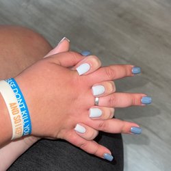 Happy Nails and Spa - My girlfriend and I's nails