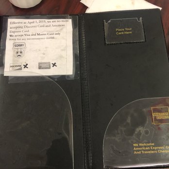 Dumpling House - "We don't accept American Express" comes in a "We accept American Express" folder - Chinese Near Me - Newton, Massachusetts Dumpling House - "We don't accept American Express" comes in a "We accept American Express" folder - Chinese Near Me - Newton, Massachusetts