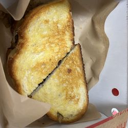 The Meltdown - Yummy & crispy! Toasted with butter