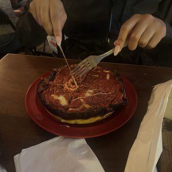 Pequod's Pizza - 7" Personal Pan Pizza - Pizza Near Me - Chicago, Illinois Pequod's Pizza - 7" Personal Pan Pizza - Pizza Near Me - Chicago, Illinois