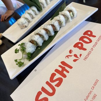 Sushi Pop - Salmon Roll & California Roll - Japanese Near Me - Fullerton, California Sushi Pop - Salmon Roll & California Roll - Japanese Near Me - Fullerton, California