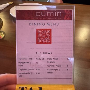 Cumin - Lakeview - Beer menu - Indian Near Me - Chicago, Illinois