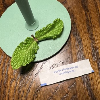 Nomad Tea Parlour - Fortune from the fortune cookie - Chinese Near Me - New York, New York Nomad Tea Parlour - Fortune from the fortune cookie - Chinese Near Me - New York, New York