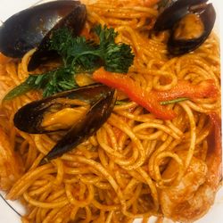 Seafood spaghetti