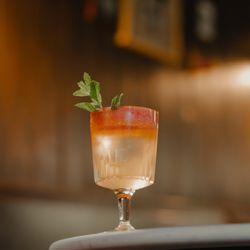 Trial+Error - 2026 Spring Menu: And We're Off to the Races
Clarified Mint Julep with strawberry foam.