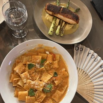Westwood Coast - Pink Pony Pasta and Blackened Salmon - Steakhouses Near Me - Costa Mesa, California Westwood Coast - Pink Pony Pasta and Blackened Salmon - Steakhouses Near Me - Costa Mesa, California