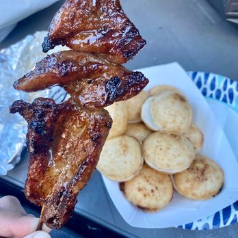 Mae Ting's Coconut Cakes - Pork BBQ Skewer and Coconut Cakes. - Desserts Near Me - Los Angeles, California Mae Ting's Coconut Cakes - Pork BBQ Skewer and Coconut Cakes. - Desserts Near Me - Los Angeles, California