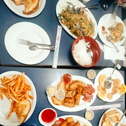 Roxy's Bowling Alley - a feast, an absolute spectacle, platters upon platters