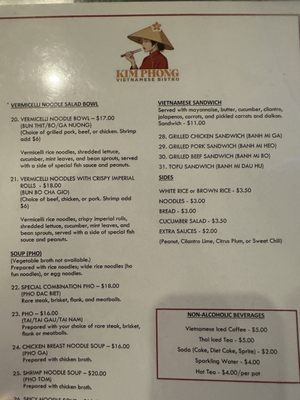 Menu photo 3 Kim Phong Vietnamese Bistro Martinez, CA Menu photo 3 Kim Phong Vietnamese Bistro Martinez, CA