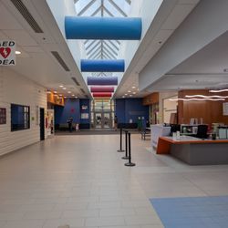 Milliken Mills Community Centre - Information desk on the right. The Milliken Mills library is straight ahead.