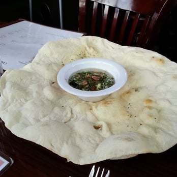 Silk Road - complimentary pita bread with dipping sauce - Greek Near Me - Walnut Creek, California Silk Road - complimentary pita bread with dipping sauce - Greek Near Me - Walnut Creek, California