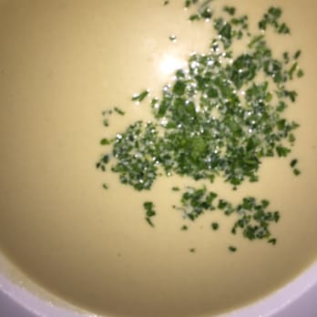 Basilic Restaurant - Vichyssoise, tasty and refreshing on a hot summer night - French Near Me - Newport Beach, California