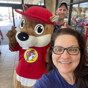 Buc-ee's - 4-30-2022 Buc-ee greeting us - Gas Stations Near Me - Denton, Texas