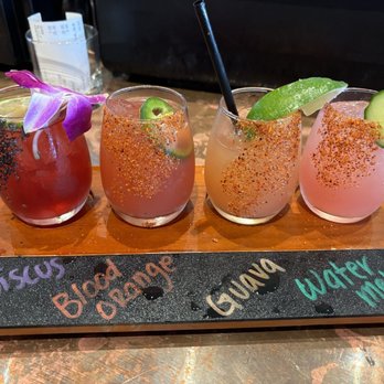 Finney's Crafthouse - Oceanside - Margarita flight - New American Near Me - Oceanside, California