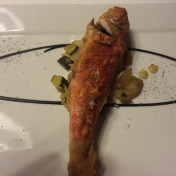 Sopitas - Menú de degustación, salmonete rojo - Spanish Near Me - Arnedo, LO