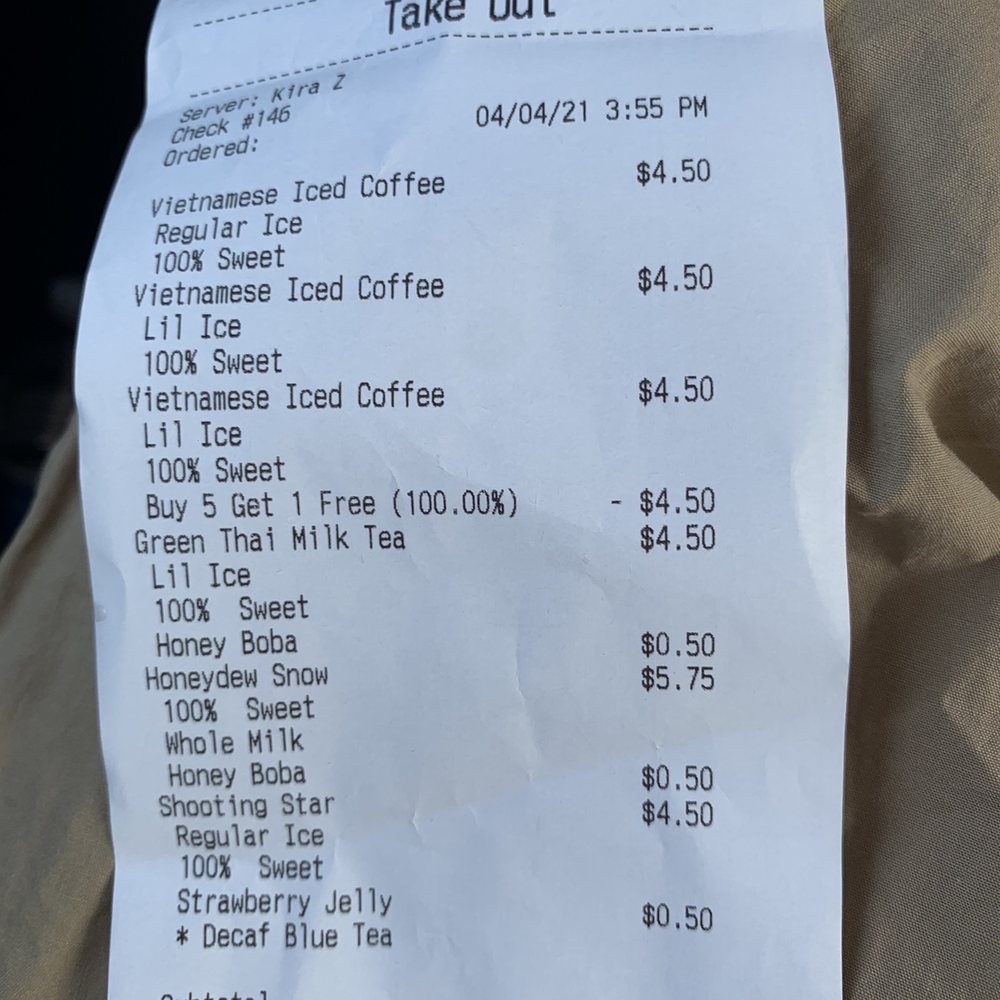 TeaDM Mini - Unfair tip charge. - Bubble Tea Near Me - Vienna, Virginia TeaDM Mini - Unfair tip charge. - Bubble Tea Near Me - Vienna, Virginia