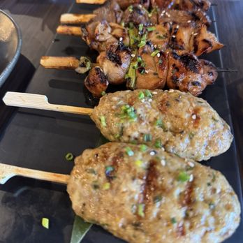 SHō Sushi & Izakaya - Beef (okay), chicken thighs (great), chicken meatballs (okay) - Sushi Bars Near Me - McLean, Virginia SHō Sushi & Izakaya - Beef (okay), chicken thighs (great), chicken meatballs (okay) - Sushi Bars Near Me - McLean, Virginia