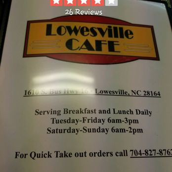 Lowesville Cafe - Cafes Near Me - Lowesville, North Carolina