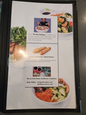 Menu photo 2 Saigon Brothers Northridge, CA Menu photo 2 Saigon Brothers Northridge, CA