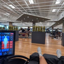 Life Time - 2 Cryo/hot beds, switch to opposite hot/cold zones = amazing post workout!! Book dynamic stretch session $ to work out those pesky kinks.