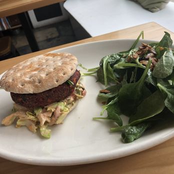 Seedz Cafe - BBQ Black Bean Burger - Cafes Near Me - Saint Louis, Missouri Seedz Cafe - BBQ Black Bean Burger - Cafes Near Me - Saint Louis, Missouri