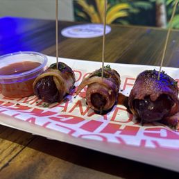 Bacon Wrapped Dates