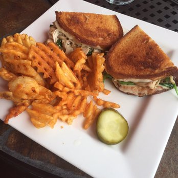 Blooming Grove Inn - Grilled roast pork sandwich (with provolone and spinach) with waffle fries. Delicious! - Italian Near Me - Ewing Township, New Jersey Blooming Grove Inn - Grilled roast pork sandwich (with provolone and spinach) with waffle fries. Delicious! - Italian Near Me - Ewing Township, New Jersey