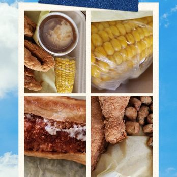 The Chicken Shop - A collage of menu selections. 7/17/25. - Chicken Shop Near Me - Santee, California
