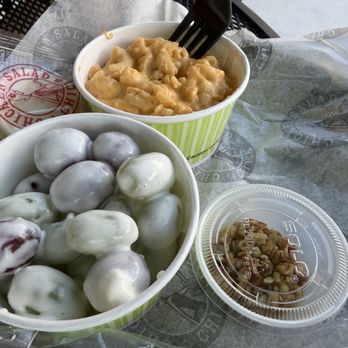 Chicken Salad Chick - Kids meal with Macaroni and fruit salad - Desserts Near Me - Lakeland, Florida