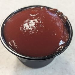 This was apparently marinara sauce... It was 100% ketchup lol