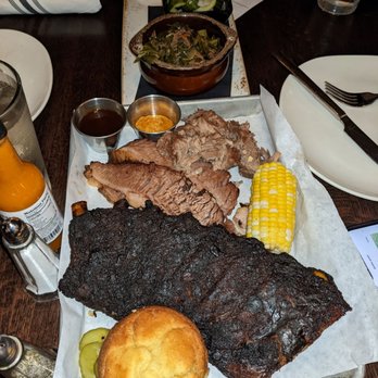 Handsome Hog - 3 meat combo - ribs, pulled pork and brisket - Southern Near Me - St Paul, Minnesota Handsome Hog - 3 meat combo - ribs, pulled pork and brisket - Southern Near Me - St Paul, Minnesota