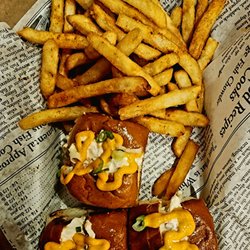 The Captain's Boil - Lobster Sliders + Cajun Fries