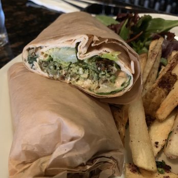 Dunya Bistro - Falafel Wrap good! - Mediterranean Near Me - San Francisco, California