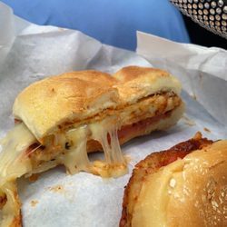 Zack's Deli - Grill Chipotle Chicken sandwich on a toasted roll with tomatoes, pepper jack cheese & chipotle mayo