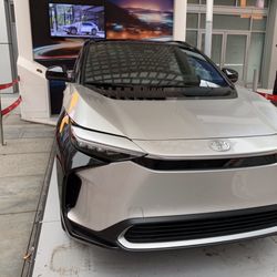 Toyota car on display