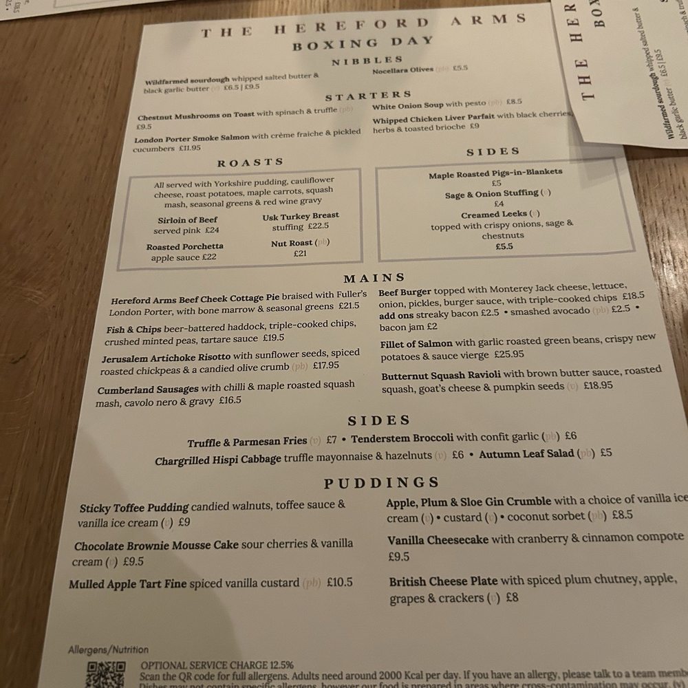 Hereford Arms - Menu - Pubs Near Me - London, XGL Hereford Arms - Menu - Pubs Near Me - London, XGL