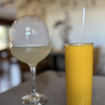 Saffron By The Sea - Lychee martini and mango lassi - Indian Near Me - Fairhaven, Massachusetts