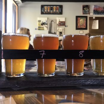 Starr Craft Brewery - a flight of beers - Breweries Near Me - Richmond, Michigan