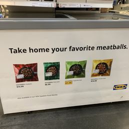 Meatball Choices in Fridge Chest Meatball Choices in Fridge Chest