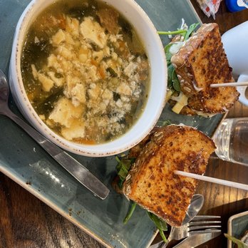 First Watch - Italian Wedding soup and Veggie Market sandwich - Breakfast & Brunch Near Me - Exton, Pennsylvania